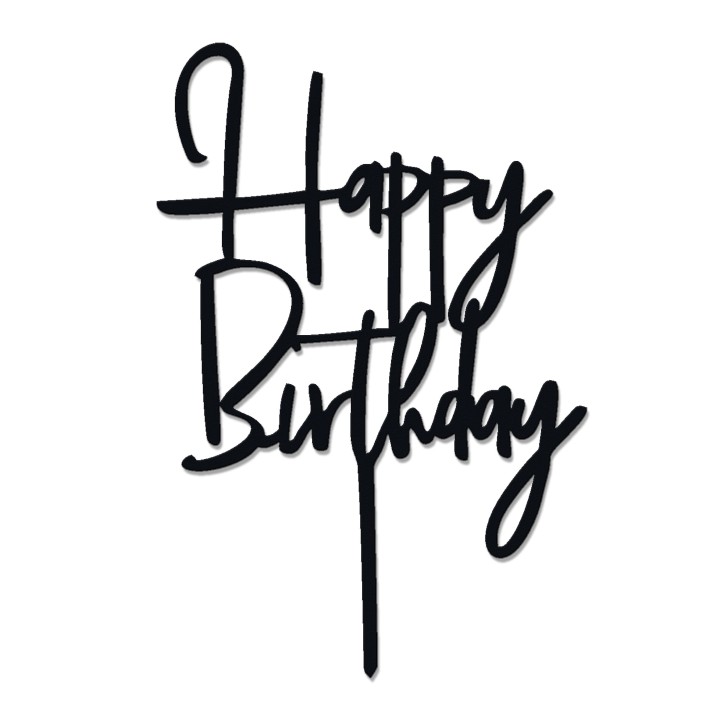 Topper na tort - urodziny