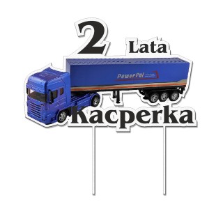 Topper na tort - urodziny + imię Tir