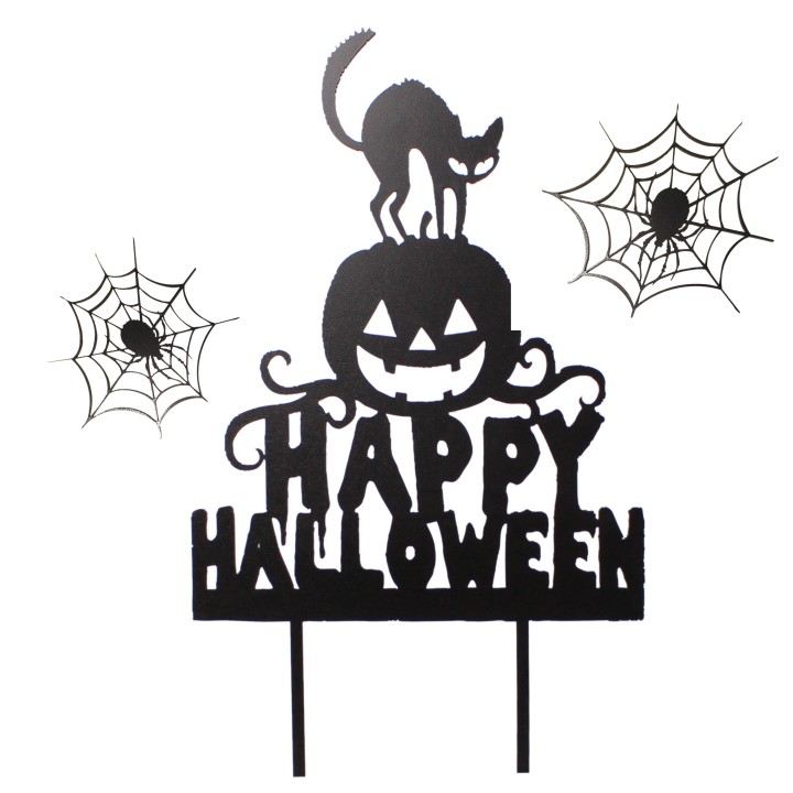 Topper na tort - urodziny + imię Happy Halloween