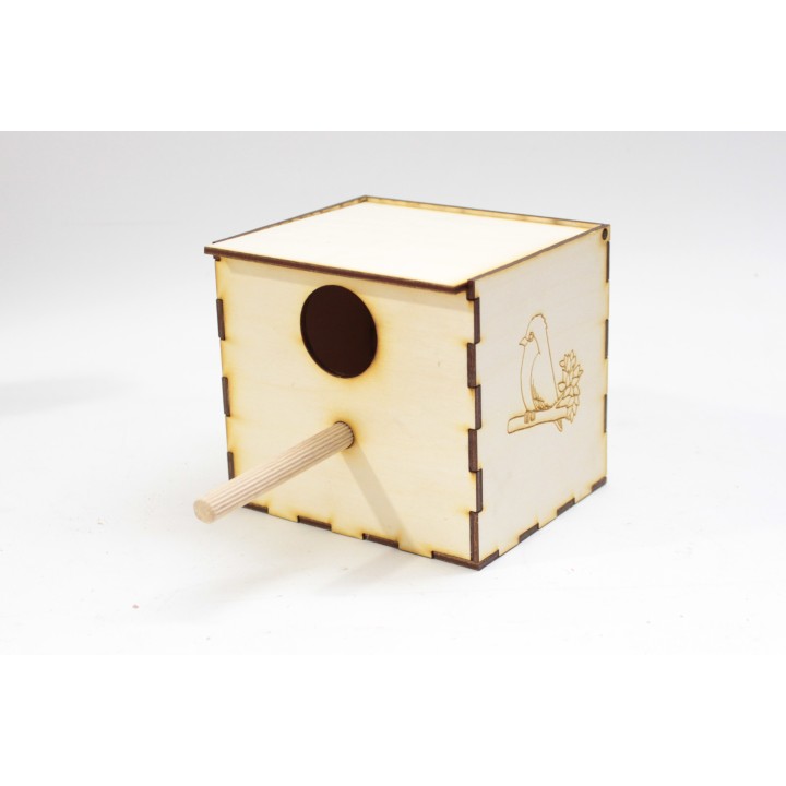 Budka Lęgowa dla amadyn wieszana z tyłu