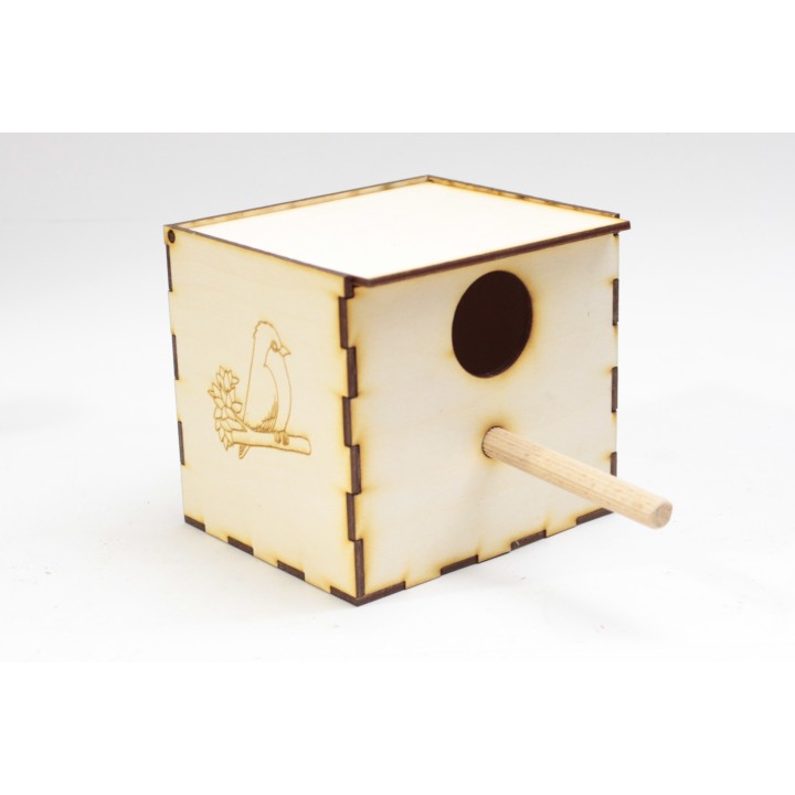 Budka Lęgowa dla amadyn wieszana z tyłu