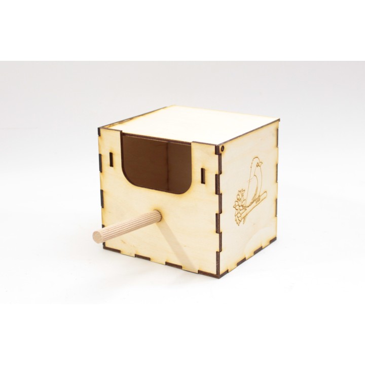 Budka Lęgowa dla zeberek wieszana z przodu