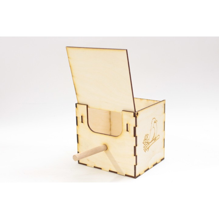 Budka Lęgowa dla zeberek wieszana z przodu