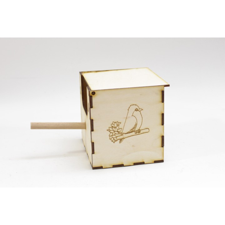 Budka Lęgowa dla zeberek wieszana z przodu