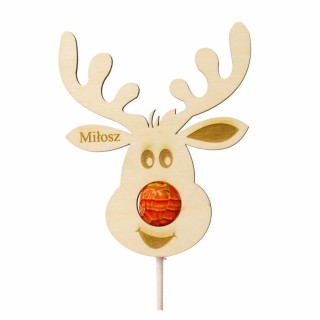 🦌 Renifer na lizaka – wyjątkowy upominek na Boże Narodzenie!