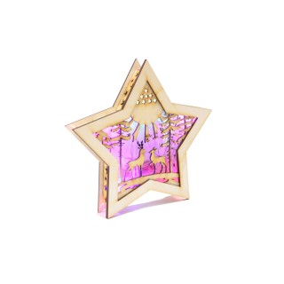 ⭐ Świąteczna lampka – gwiazda pełna blasku!