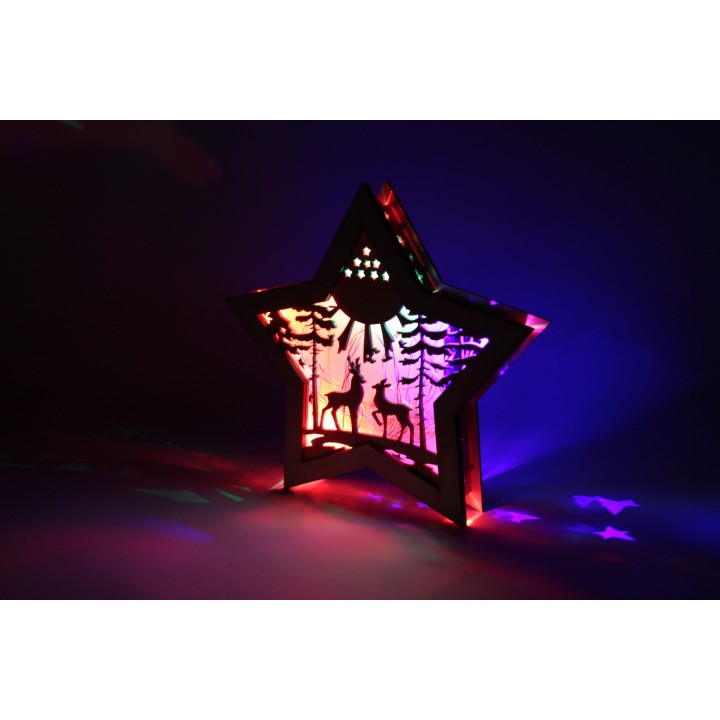 ⭐ Świąteczna lampka – gwiazda pełna blasku!