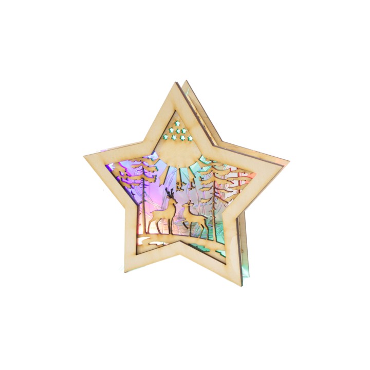 ⭐ Świąteczna lampka – gwiazda pełna blasku!