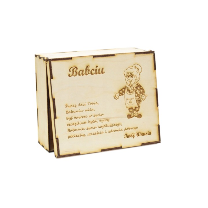 PUDEŁKO NA HERBATĘ DZIEŃ BABCI I DZIADKA PREZENT
