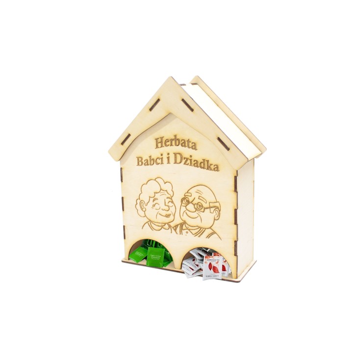 DOMEK NA HERBATĘ DZIEŃ BABCI I DZIADKA PREZENT