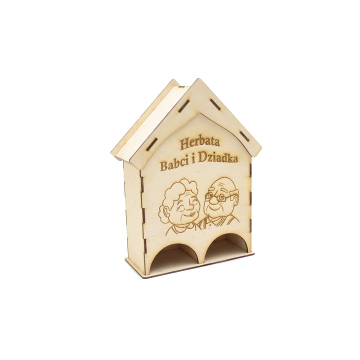 DOMEK NA HERBATĘ DZIEŃ BABCI I DZIADKA PREZENT
