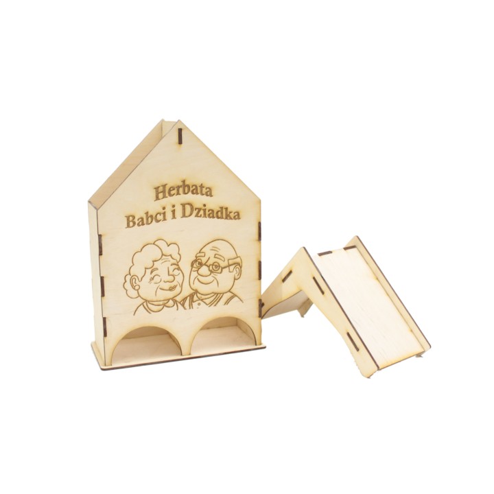 DOMEK NA HERBATĘ DZIEŃ BABCI I DZIADKA PREZENT