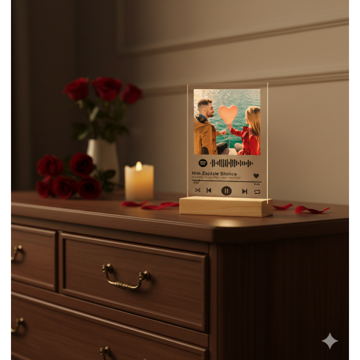 Twoja Ulubiona Chwila Zamknięta w Muzyce- Personalizowana Statuetka Spotify