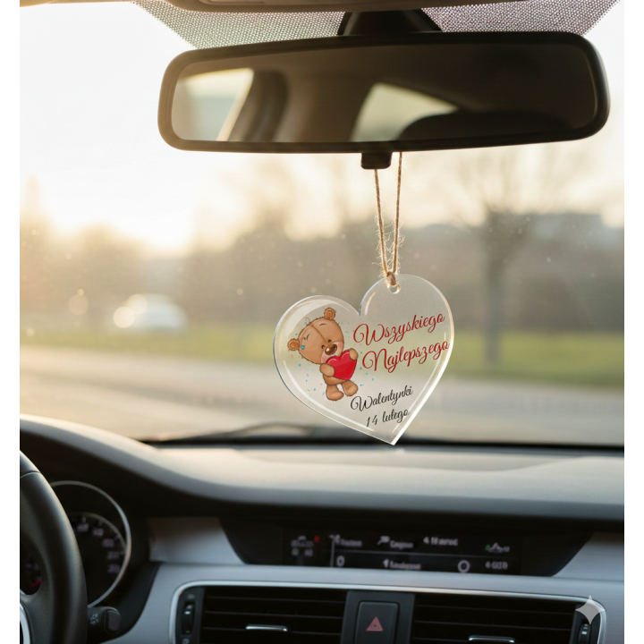 Zawieszka do Auta – Walentynkowy Prezent dla Kierowcy!