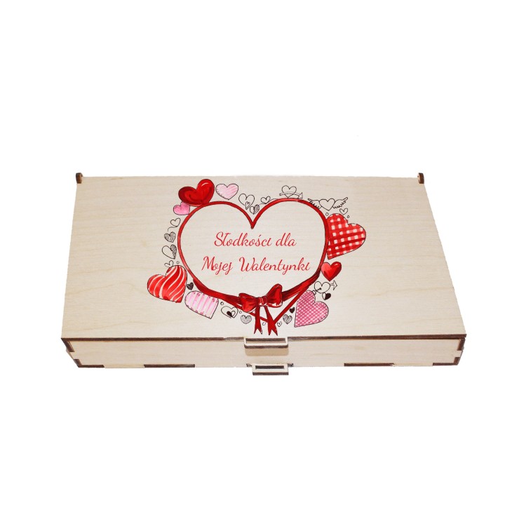Prezent na Walentynki pudełko na słodycze