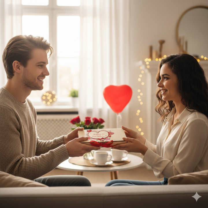 Prezent na Walentynki pudełko na słodycze